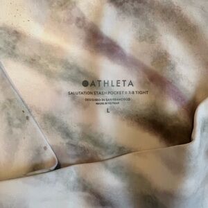 Athleta Multicolor 7/8 Tight with Pockets